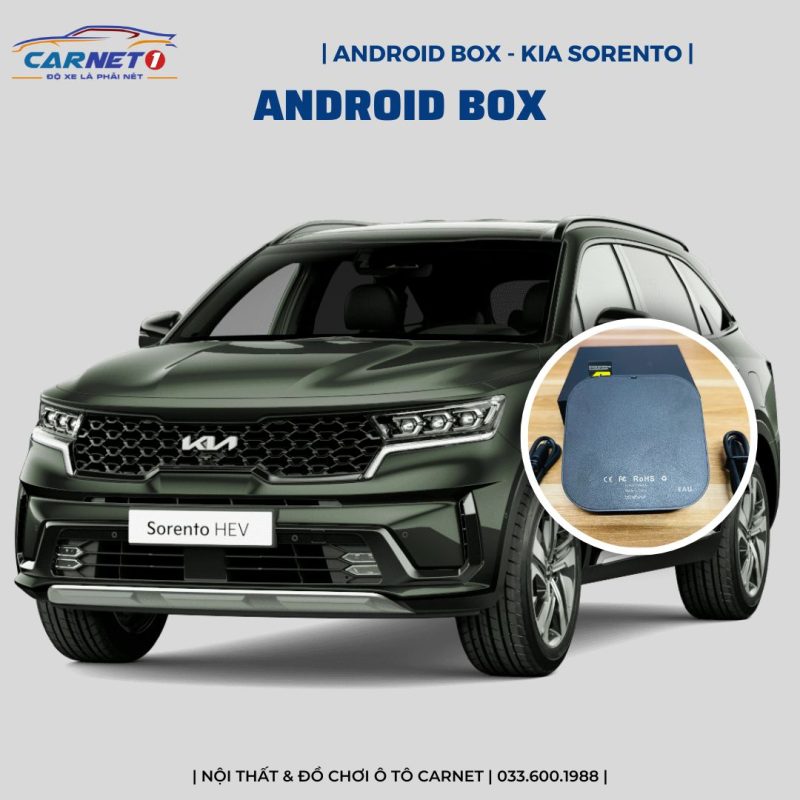 Android box cho xe ô tô Kia Sorento