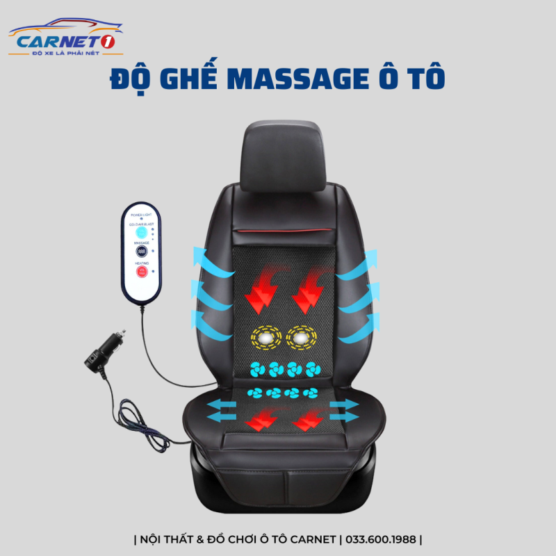 Độ ghế massage ô tô